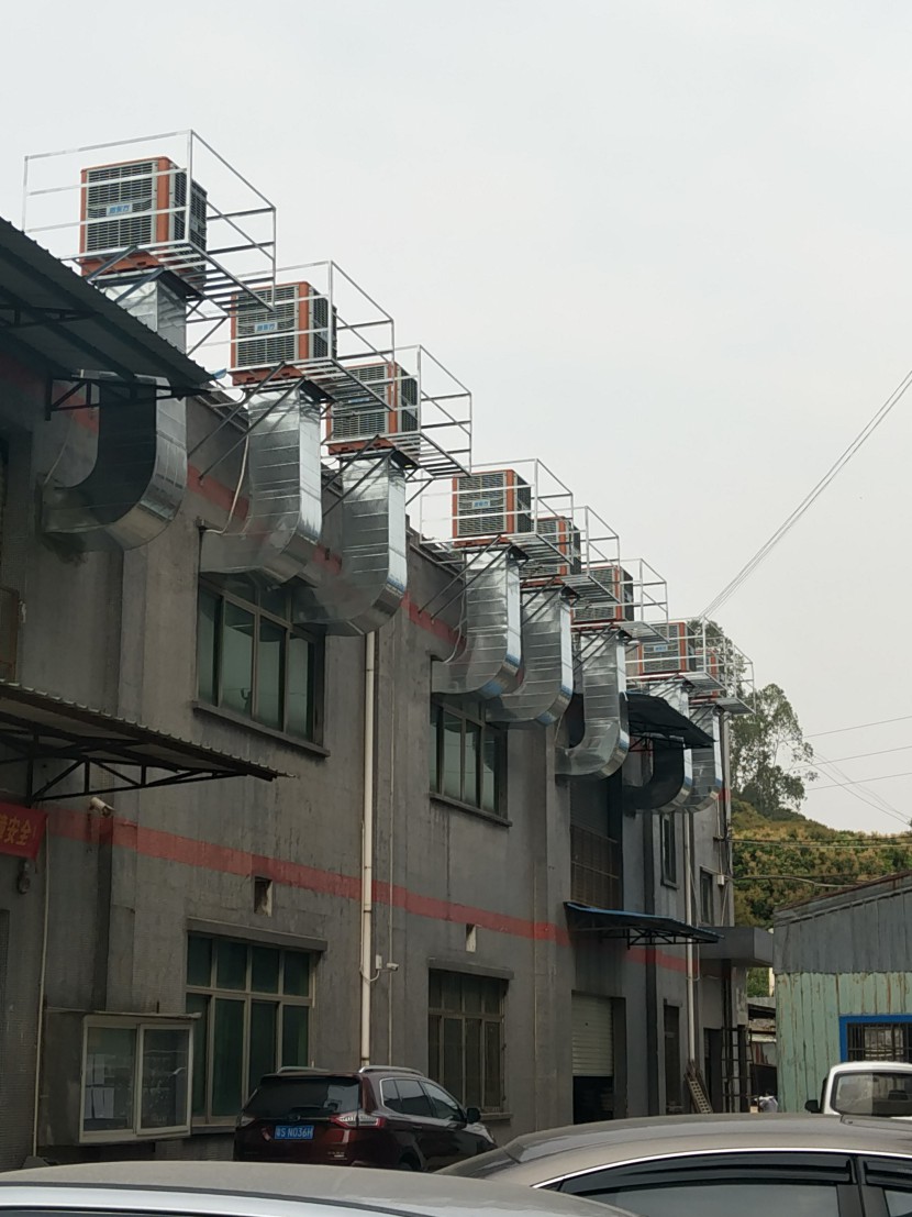打磨車間環(huán)?？照{(diào)降溫工程